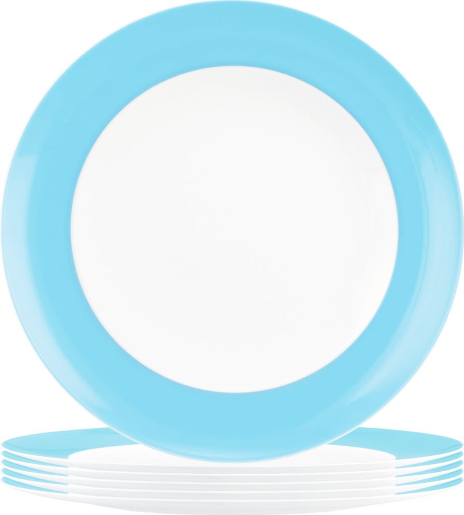 Seltmann Weiden Liberty Pure Colors Speiseteller ø 27 cm 6er Set - Lagoon Blue
