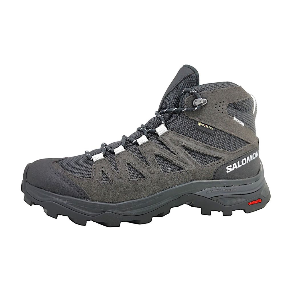 Salomon X-Ward MD GTX Sportschuhe Damen Wanderschuhe Grau Freizeit, Schuhgröße:EUR 38.5 | UK 5.5
