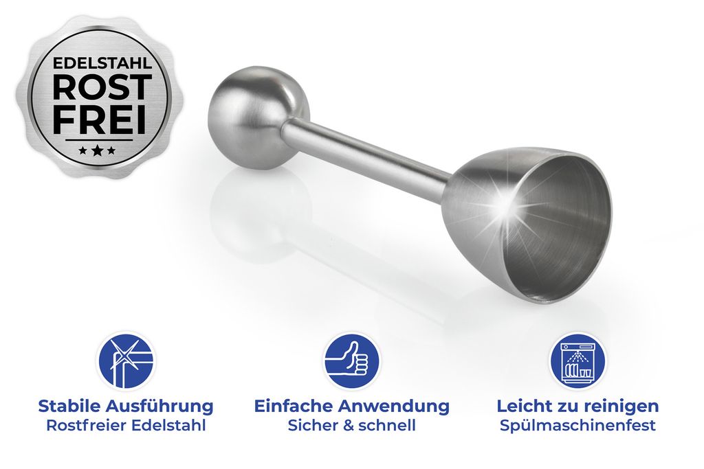 Eierköpfer Perfekt Edelstahl Produktbild 6