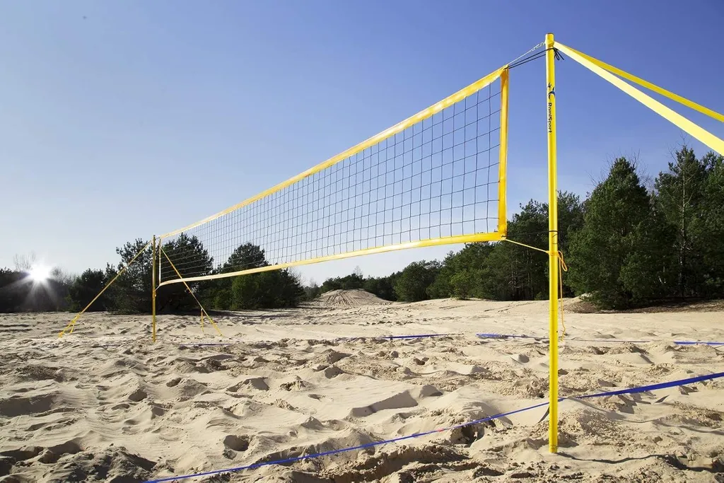 Kit complet terrain de beach-volley pour tournoi et usage extérieur