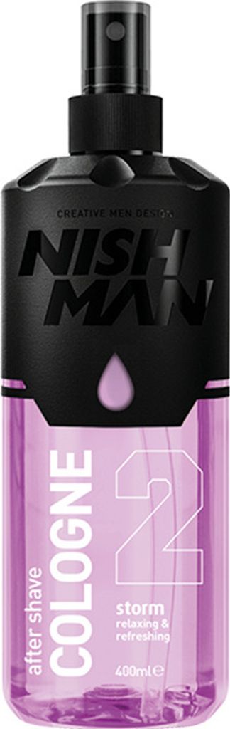 NISHMAN Aftershave Balsam 02 Arctic Blue 400 ml Produktbild 