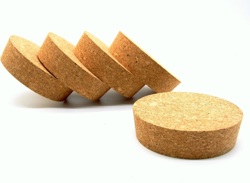 5 x Konische Korken 123/115mm - Korkstopfen, Flaschenkorken, Fasskorken