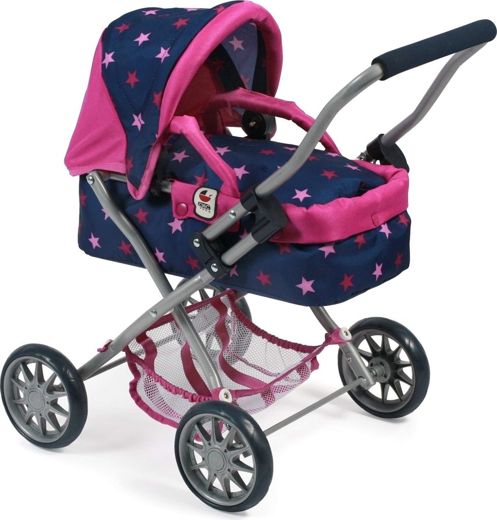 Puppenwagen Mini-Kuschelwagen "Smarty" Sternchen marine Produktbild 