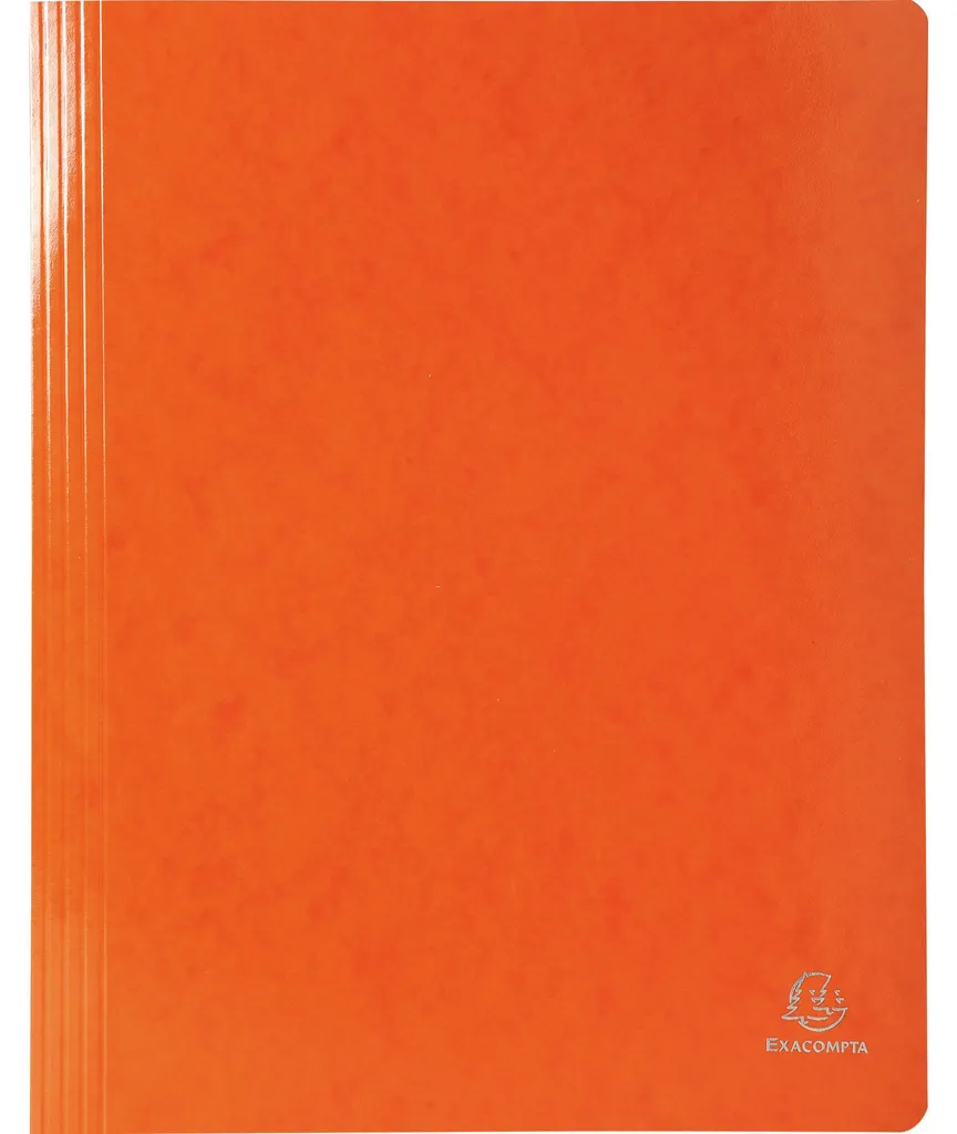 Chemises à lamelle pelliculées A4 - Lot de 25 Orange Exacompta 355g
