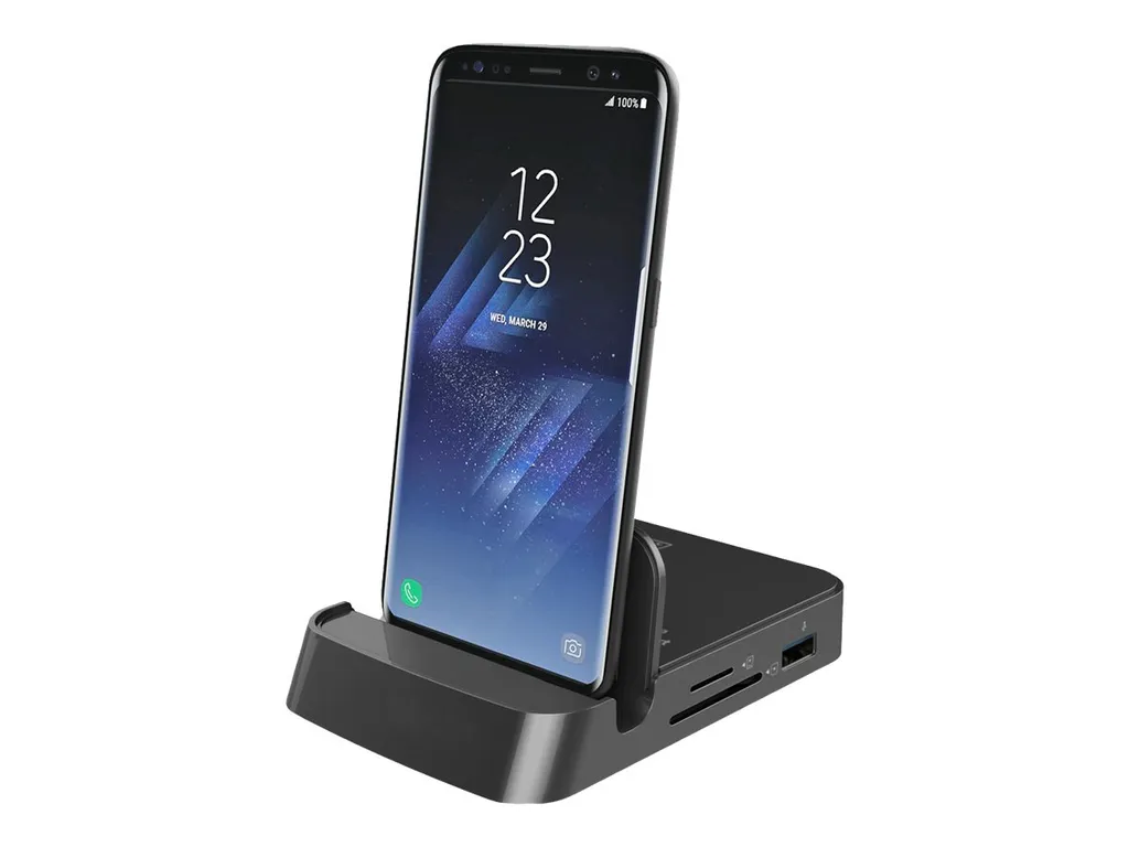 Station d'accueil smartphone USB-C 7-en-1 avec support et HDMI 4K Digitus - 9