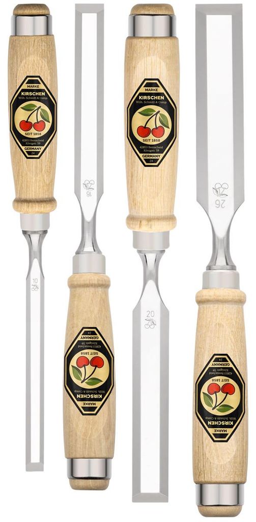 Kirschen sets van steekbeitels, model 1181 SB, 4-delig, in Productafbeelding 
