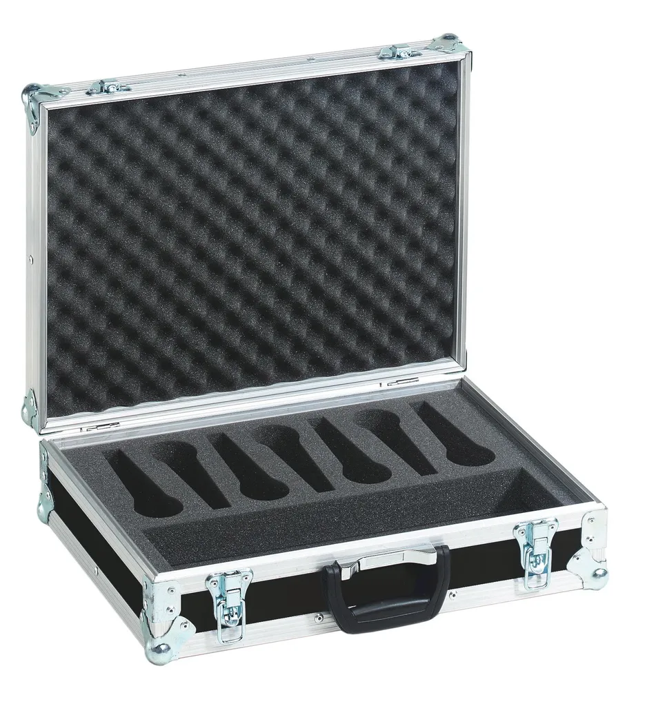 Mallette Mikrofon-Case Road 7 Mikrofone Noir 30109900 pour Transport