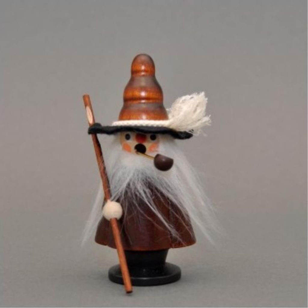 Wichtel natur (10,5cm) Räuchermann von Christian Ulbricht