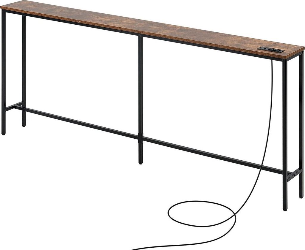 Narrow Console Sofa Table Couch Table 70.9” for Entryway & Living Room