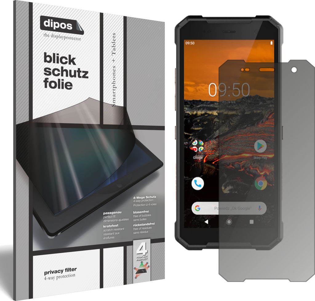 Blickschutzfolie für Hammer Explorer matt Schutzfolie Folie Display Schutz dipos