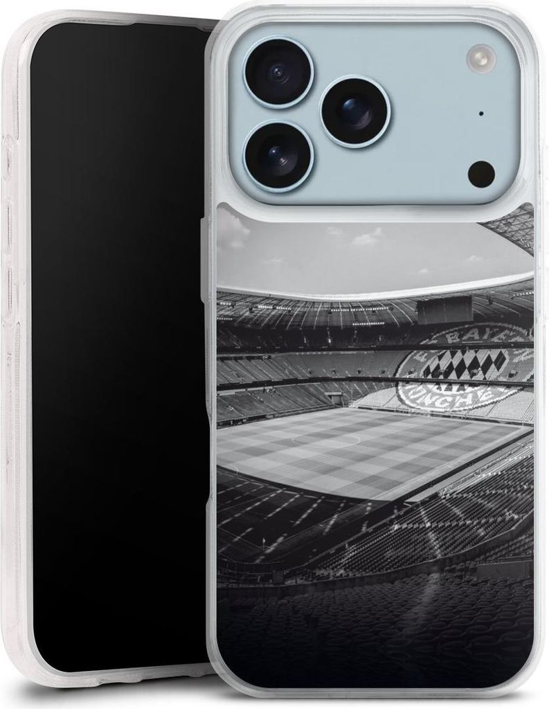 DeinDesign Handyhülle für Apple iPhone 17 Pro Silikon Hülle Case Smartphone Schutzhülle FC Bayern München FCB Stadion