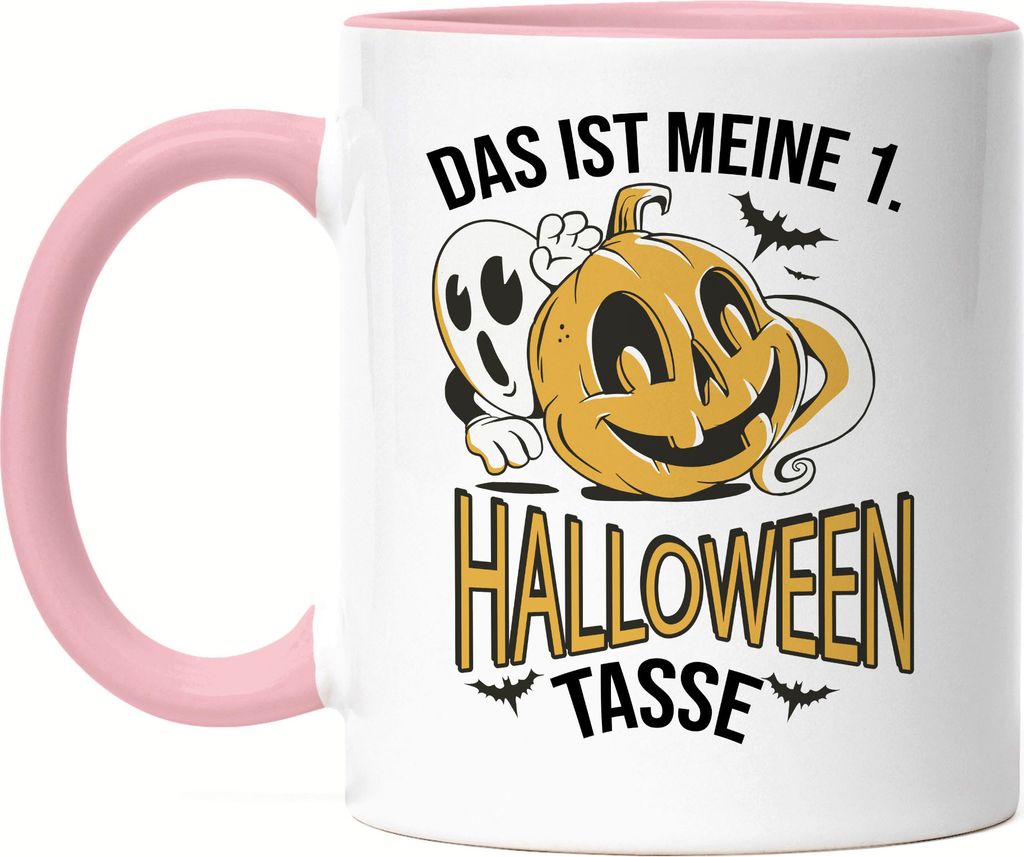 Das Ist Meine 1. Halloween Tasse Tasse Rosa Geister Gespenster Spooky Treak Or Treat Oktober Kürbis Kürbiskopf