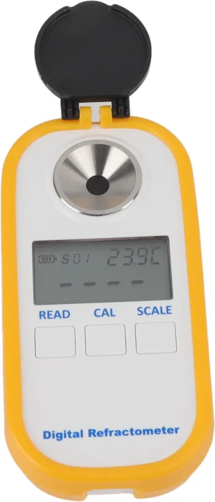 Réfractomètre de poche 0-80% avec écran LCD pour test d'esprit blanc - 3