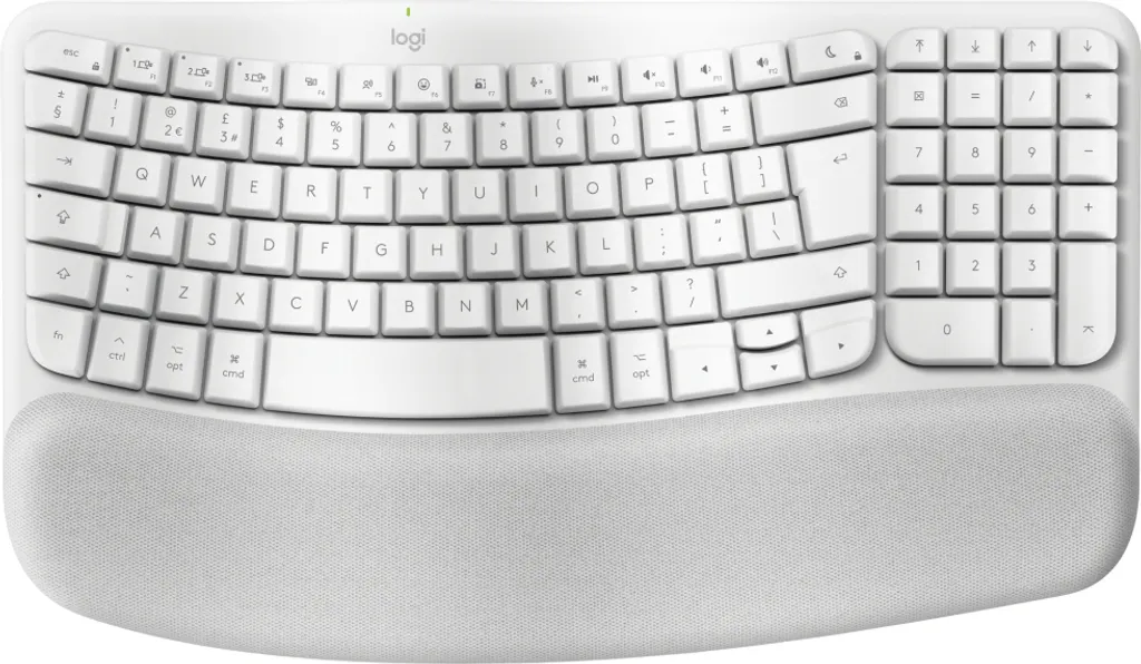 Clavier Bluetooth Logitech Wave Keys Mac avec Repose-Poignets Confort