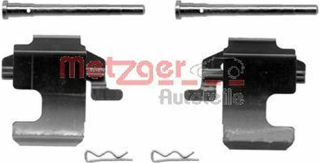 METZGER 109-1273 Zubehörsatz Scheibenbremsbelag Vorne für Produktbild 