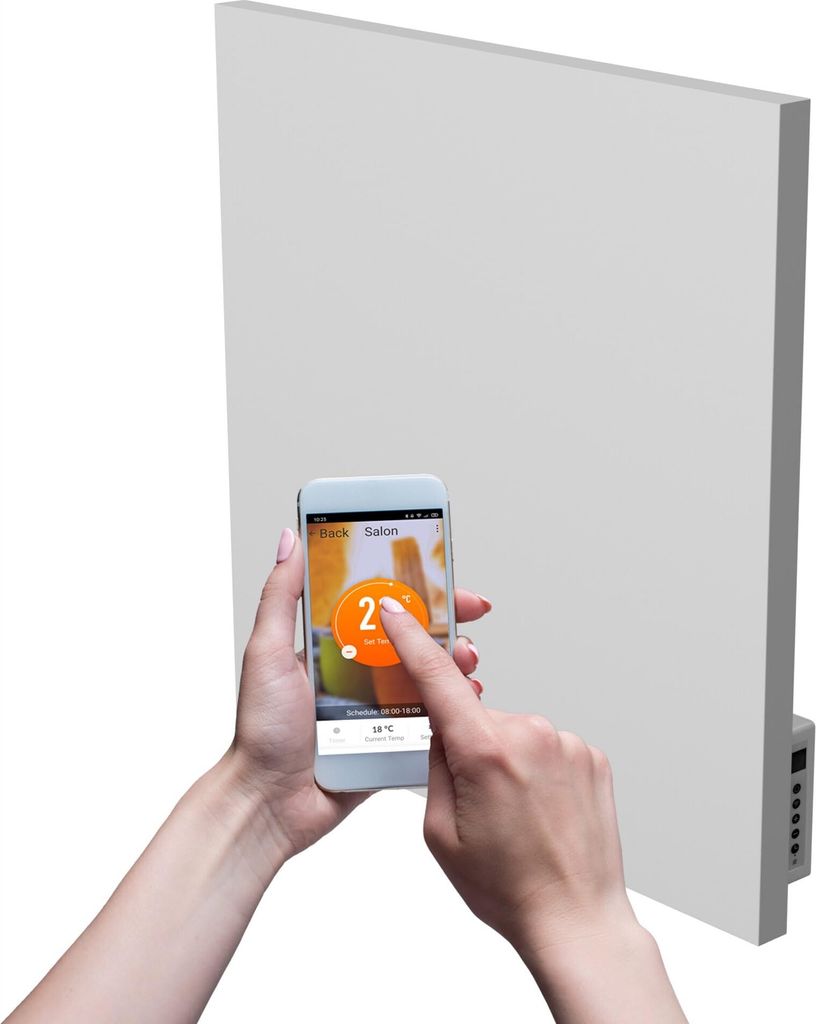Termofol TF-SWT Infrarot Wandheizung - Wandheizung Elektrisch - Weiß - 350W - 60x60 cm