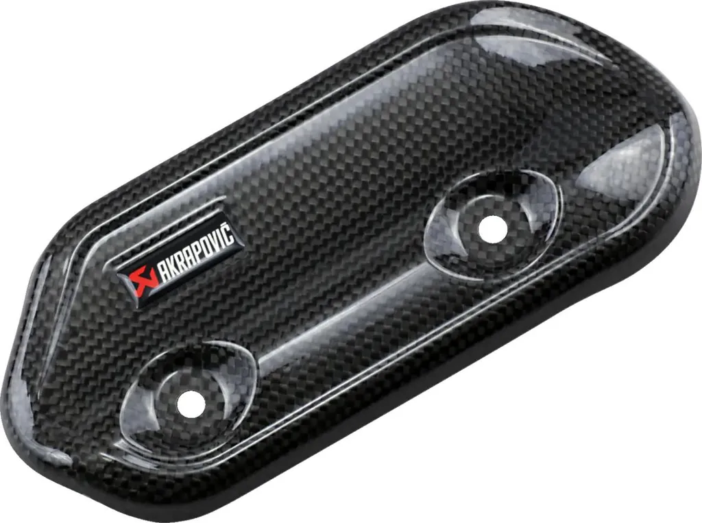 Protection thermique Akrapovic en carbone brillant pour RMZ450