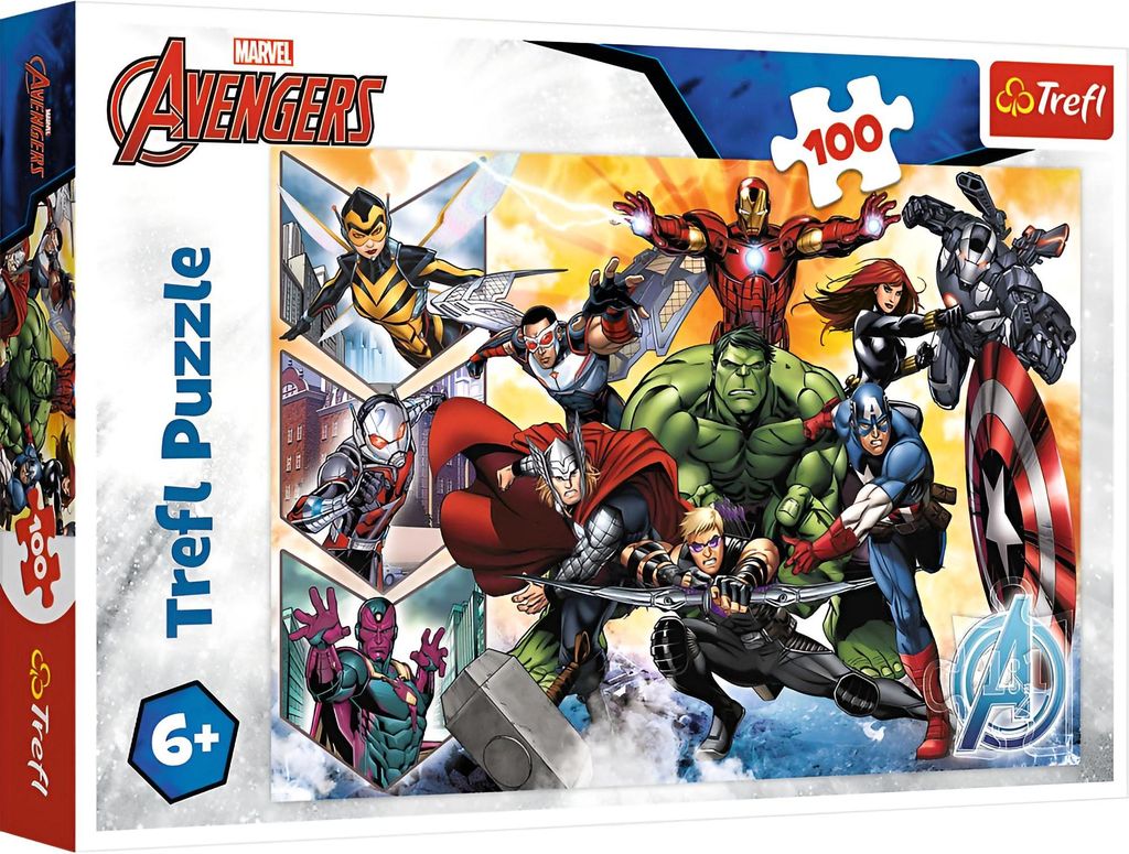 Trefl Die Macht der Avengers Puzzle 100 pc(s) Cartoons Produktbild 