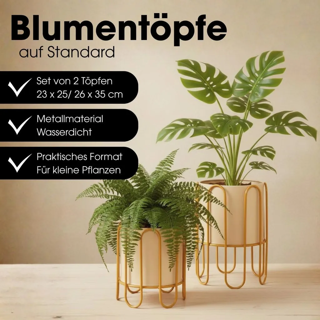 Support Plante Intérieur Marron en Fer - Créez votre Jardin d'Hiver - 2