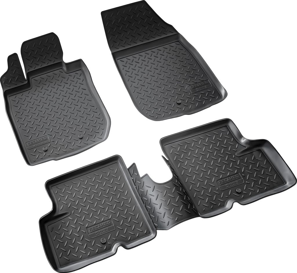 3D Gummi Fussmatten passend für Dacia Duster I BJ 2010-2017 | passgenau mit Rand