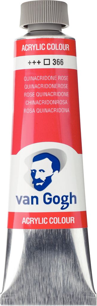 Van Gogh Acrylfarbe Tube 40 ml Chinacridonrosa (Primär) 366
