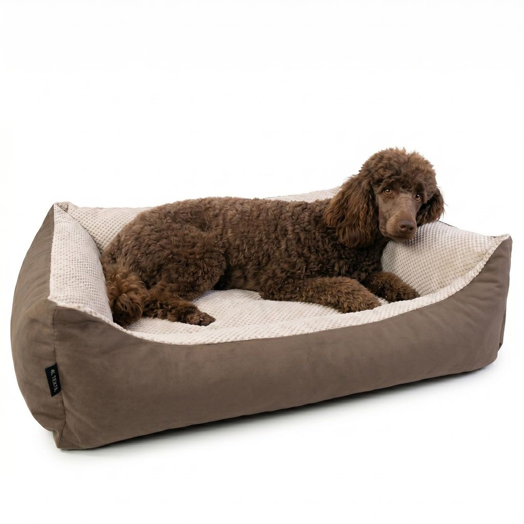 4L Textil TEO Hundekorb mittelgroße Hunde Kuscheliges Produktbild 