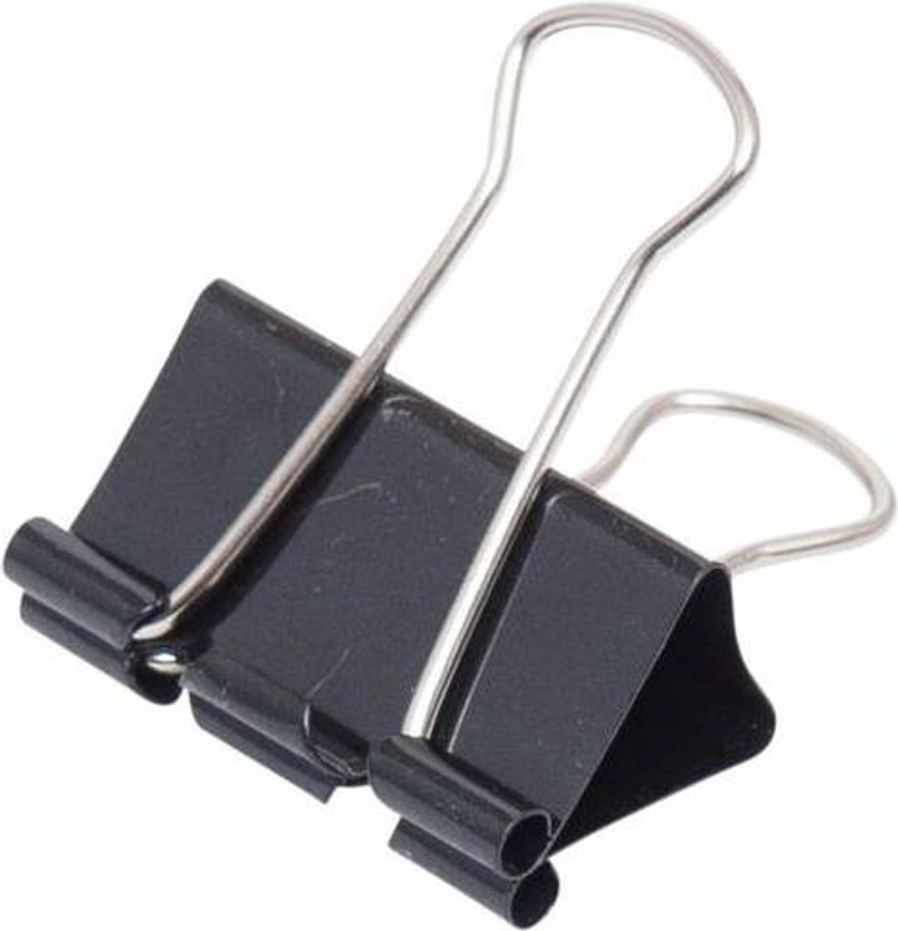 MAUL Foldback-Klemmer Federstahl Metall 12 Stück 32 mm Produktbild 
