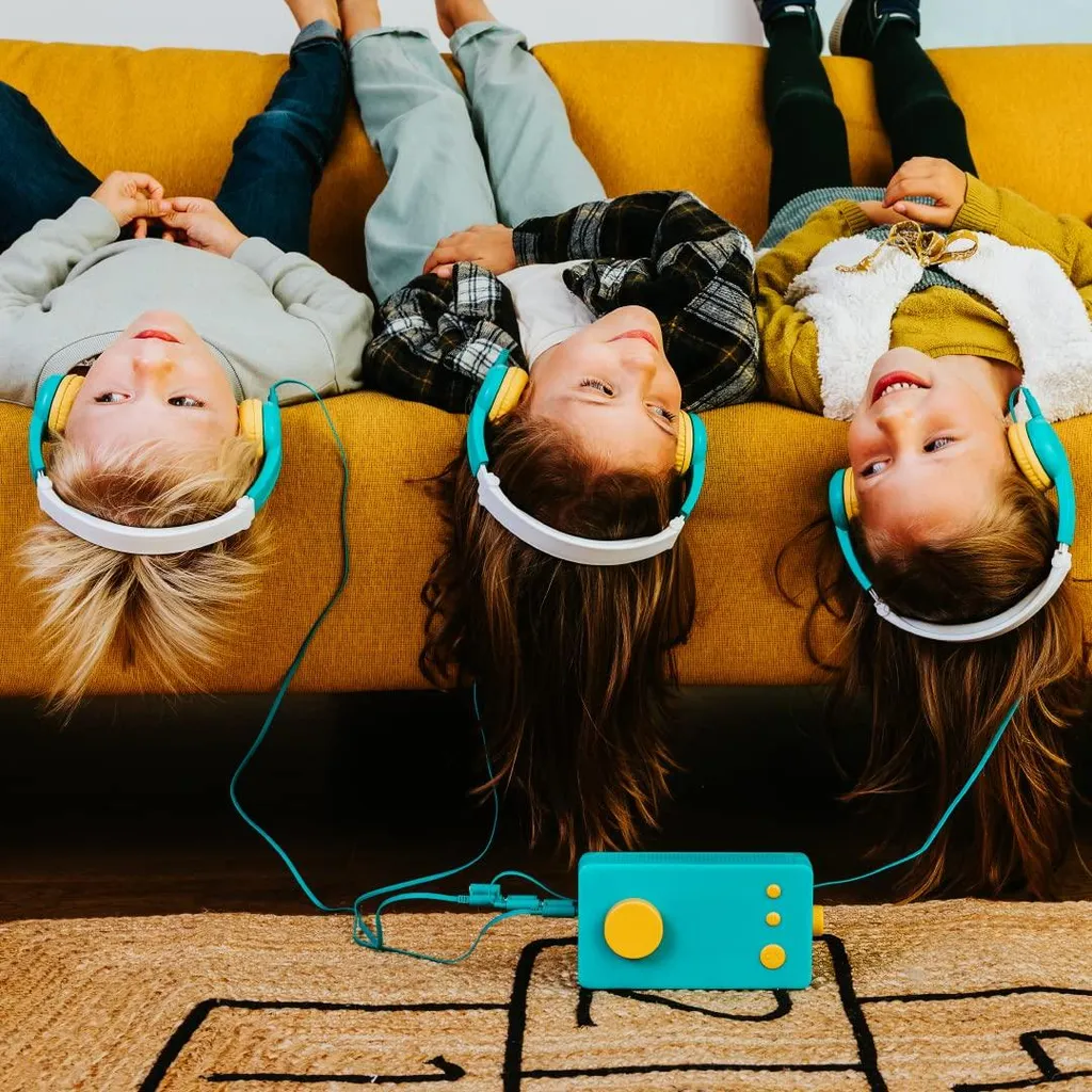 Casque audio enfant Octave Lunii avec volume limité pour protéger l'audition