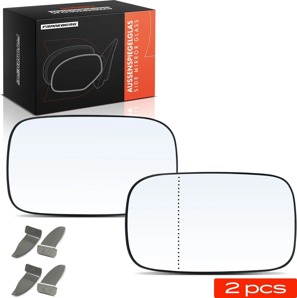 Paire de Verres Rétroviseurs Frankberg pour Volvo C70 II 542 Avant G et D