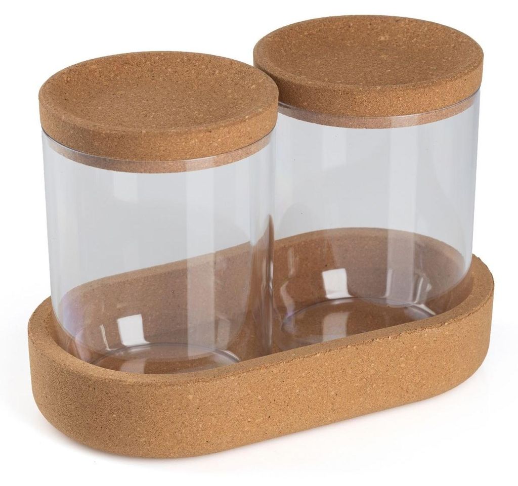 HOWHOMELY | Organizer - Kosmetikbox - beige - transparent - Aufbewahrungsbox - 3er Set - Badezimmer - Praktisch