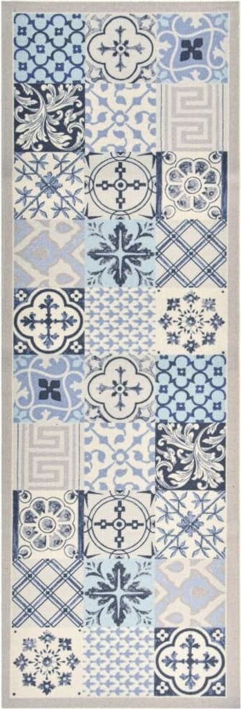 vidaXL Tappeto da cucina lavabile a mosaico 60x300 cm Immagine del prodotto 