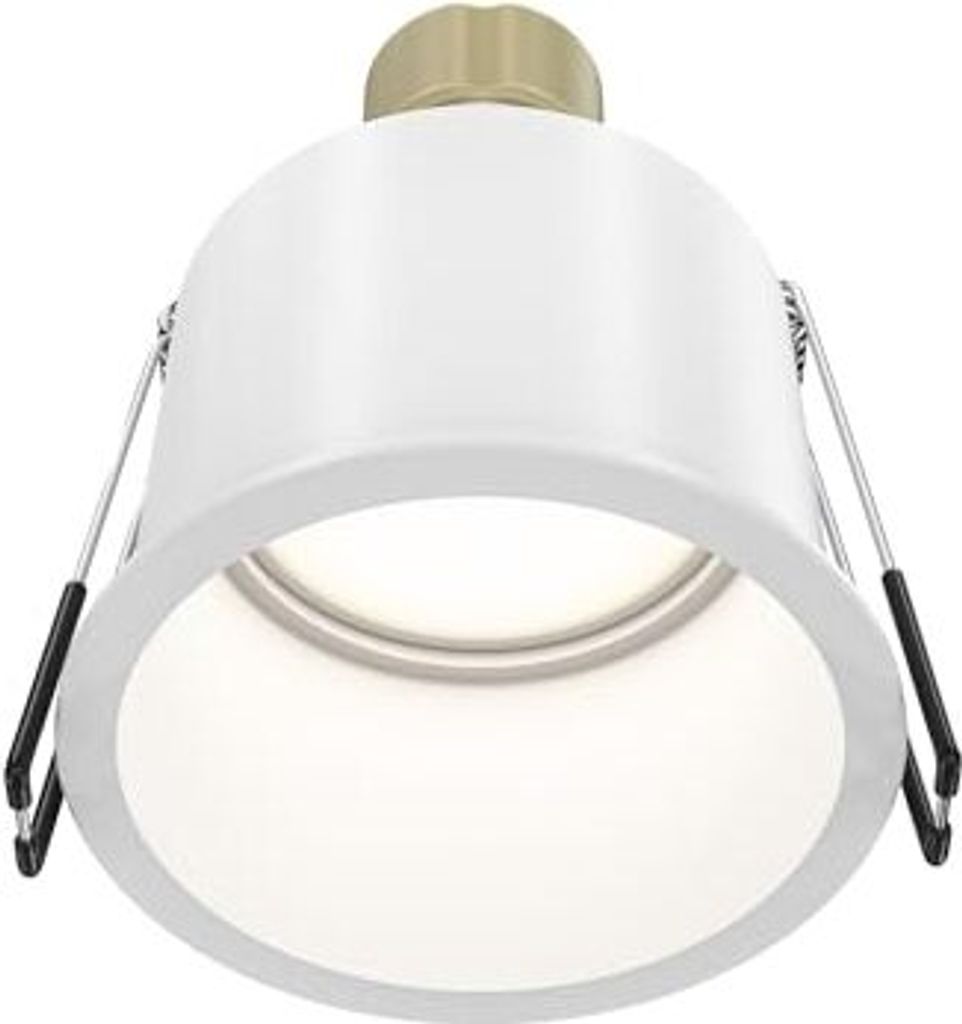 Maytoni Reif Spot Strahler Einbauleuchte DL049-01W 1xGU10, Weiß, aus Aluminum, exkl. Leuchtmittel