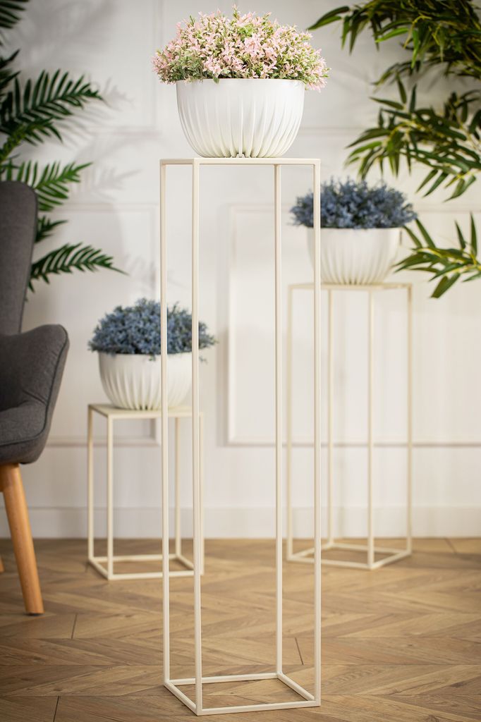 HowHomely Modern Pflanzenständer, Blumenhocker aus Metall Produktbild 4