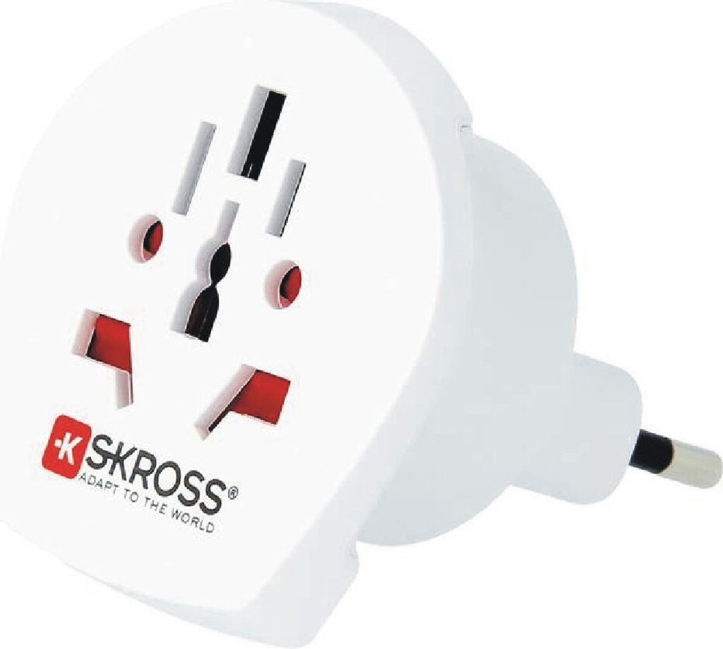 Reiseadapter Urlaub Reise Stecker Welt auf Italien Skross World to Italy 1.50...