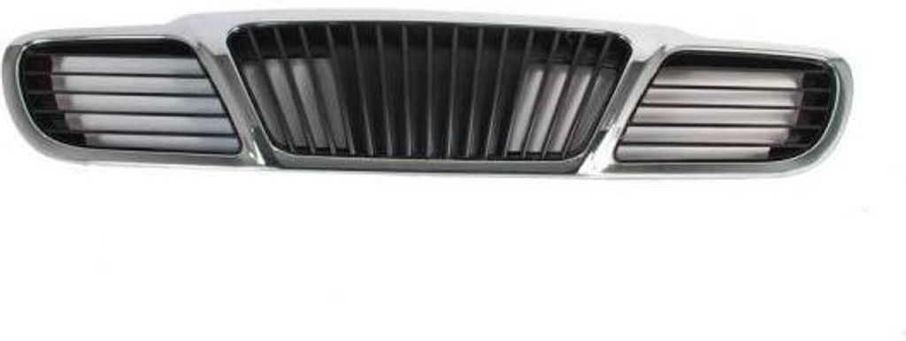 BLIC 6502-07-1106990P Kühlergrill Frontgrill für DAEWOO LANOS (KLAT) Schwarz Chrom