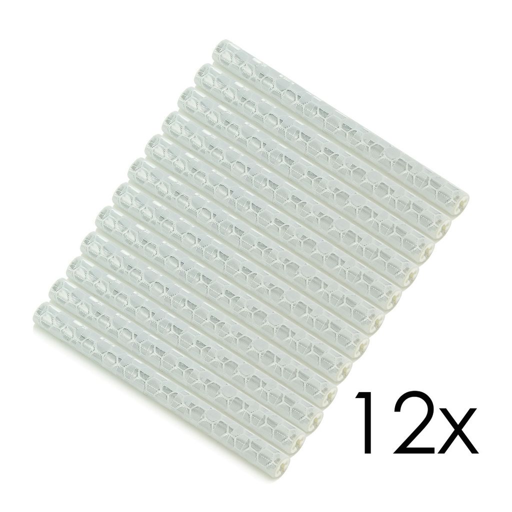 MidGard Fahrrad Speichen-Reflektoren 360 Grad-Reflektierend, für alle Standard-Fahrradspeichen, E-Bike, Rennrad, Kinderfahrrad x 12 Stück