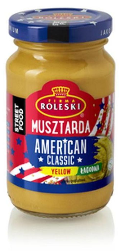 Roleski Street food Musztarda American Classic Yellow 200g Zdjęcie produktu 