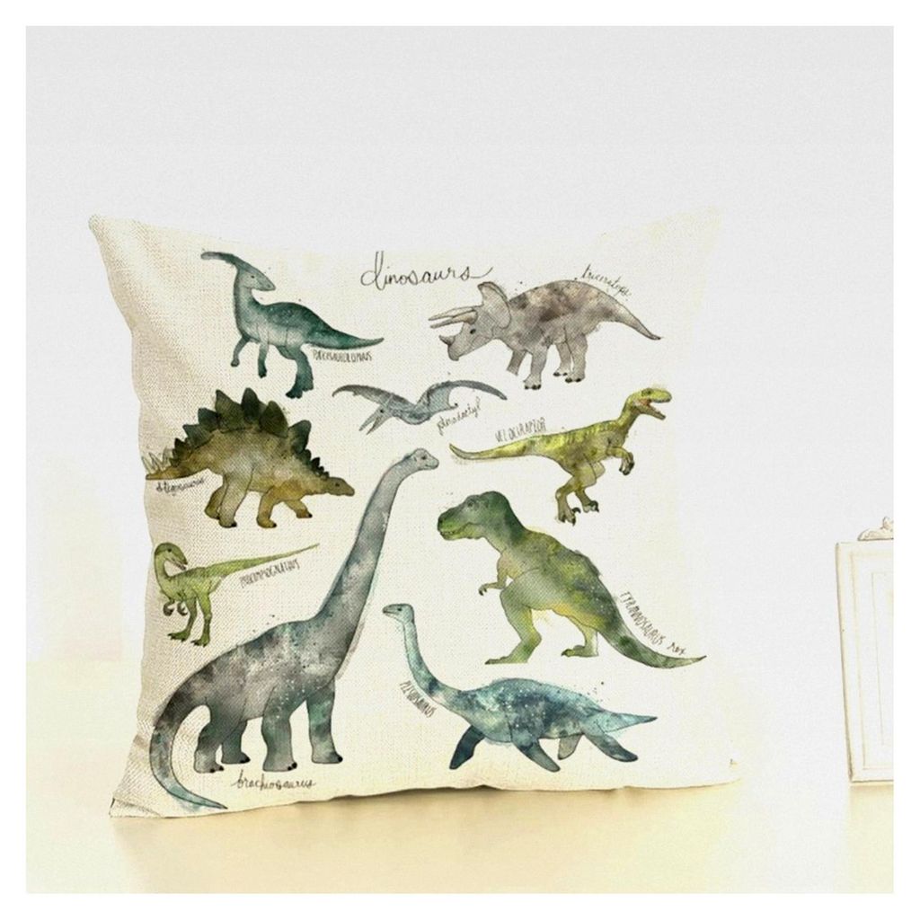 Kissenbezug mit Dinosaurier-Motiv für Sofa-Dekoration