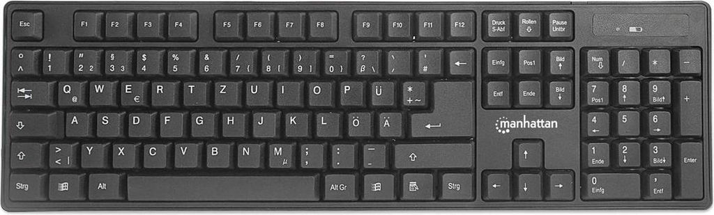 Manhattan Tastatur-und-Maus-Set - kabellos Produktbild 