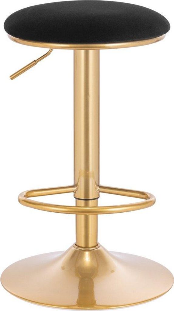 Elegante Ledersessel mit weicher Polsterung - 1 Exemplar - Verstellbar - Schwarz - Samtleder.