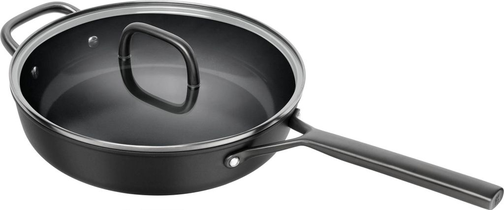 Zwilling Milano braadpan met glazen deksel, 28 cm, zwart Productafbeelding 