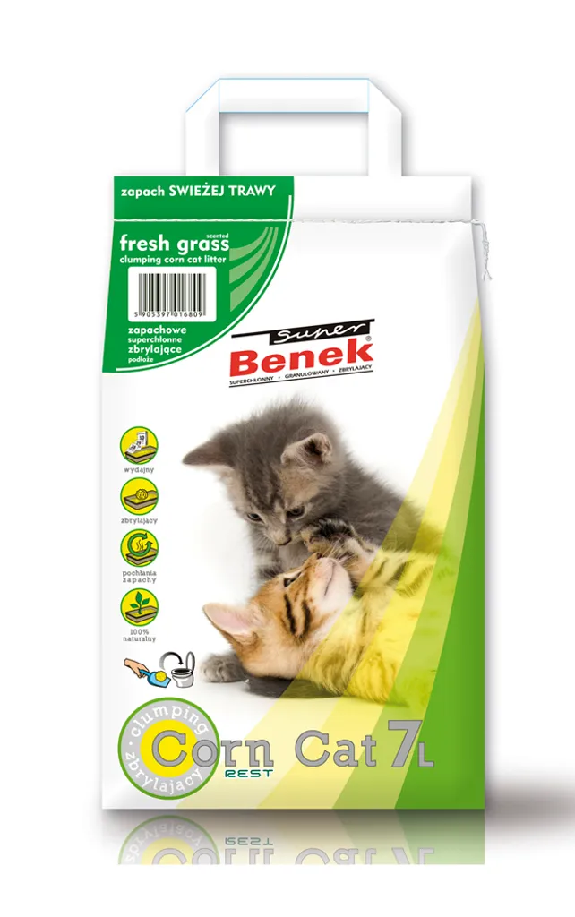 Erba di mais per gatti Super Benek 7L