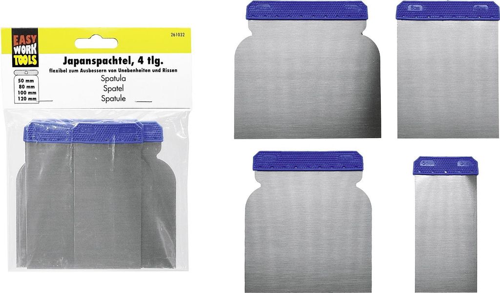 EASY WORK Japanspachtel 4-teilig 261032