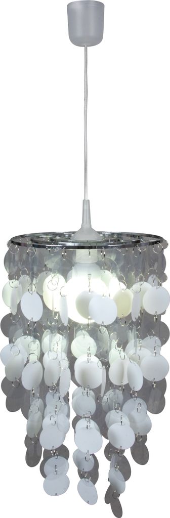 Näve 7013623 Deko-Pendelleuchte ; Farbe: Chrom / Weiß / Produktbild 