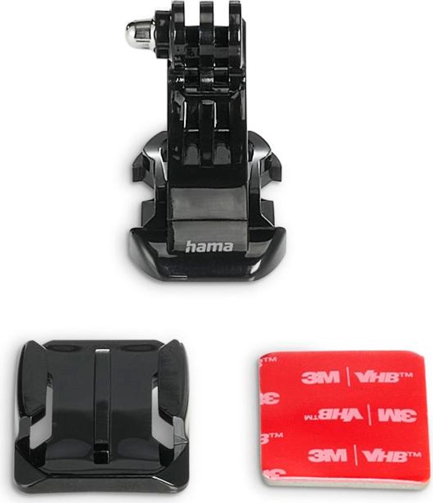 Hama 00004571, Action-Kamera, Passive Halterung, Kopf, Helm, Schwarz