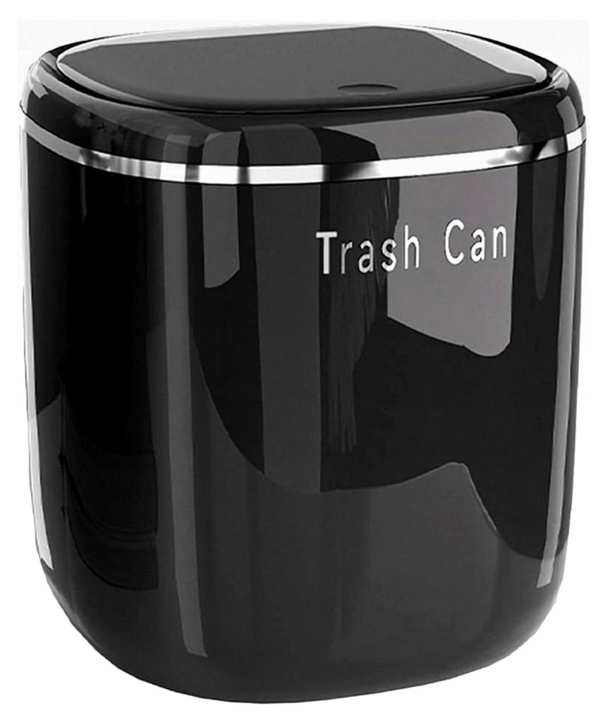 Mülleimer – 2,6 l Desktop-Mülleimer mit Deckel, 5,51 Zoll Mini-Abfallkorb für Make-up-Tisch, Badezimmer, Küche, Schlafzimmer, Schlafsaal, Aut...
