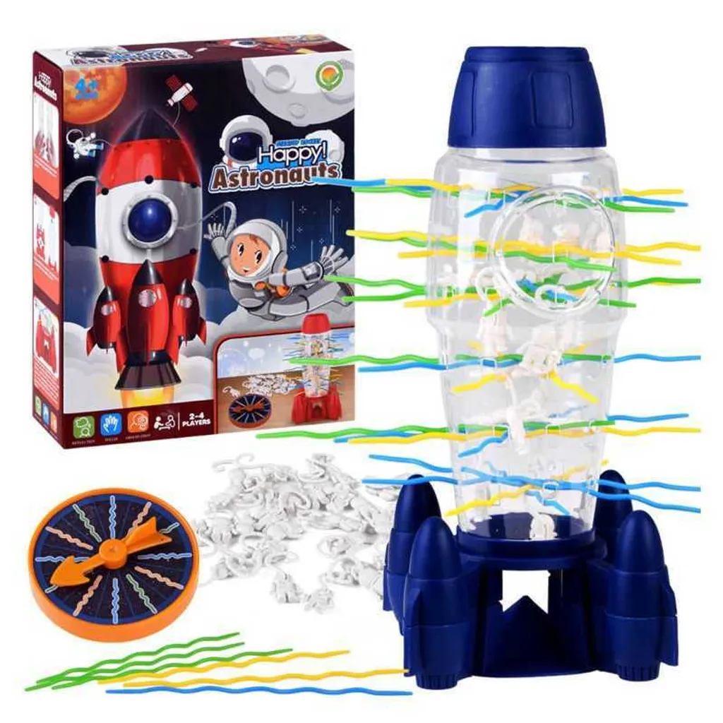 Jeu Rocket Falling Astronaut GR0601 : Fusée 25cm + 30 Astronautes Fun