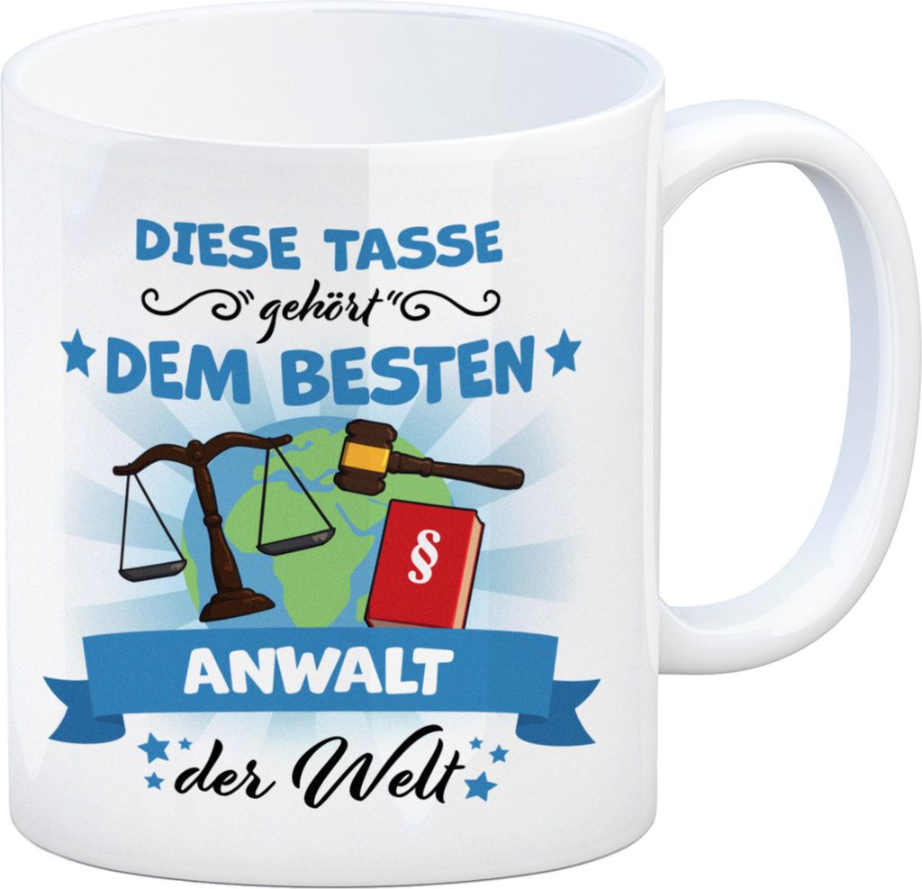 Bester Anwalt der Welt Kaffeebecher Produktbild 
