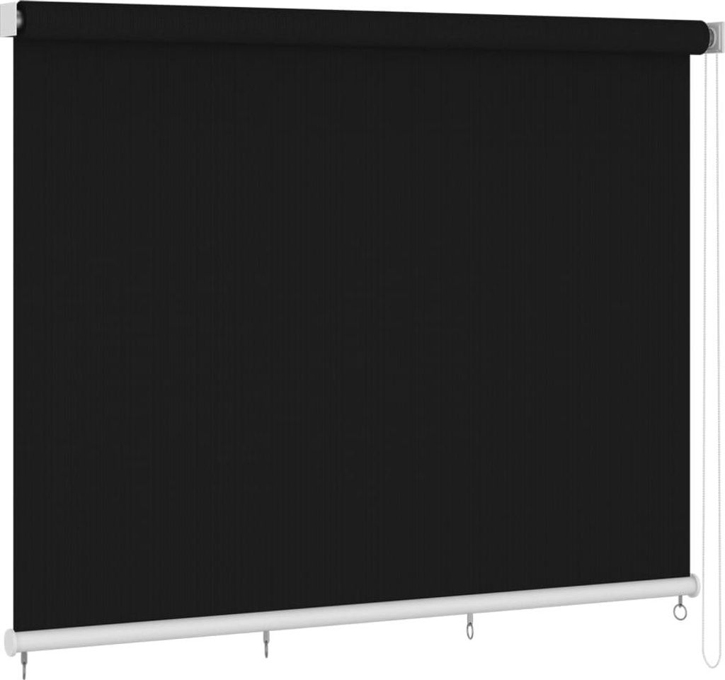 vidaXL Tenda a rullo per esterni 350x230 cm nero Immagine del prodotto 