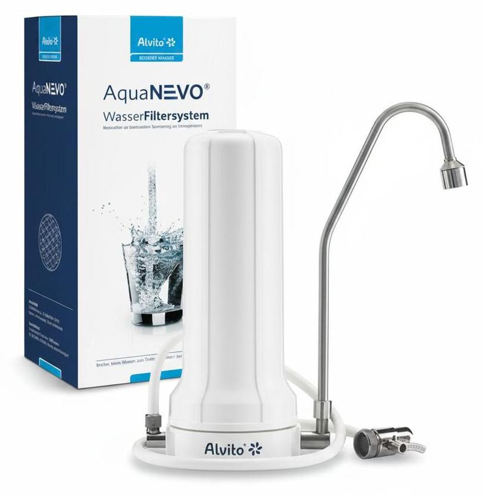 Alvito Auftischfilter PRO Vital - filtern & beleben *Sparpaket*